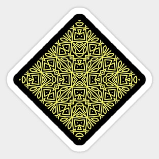 traditional pattern Sticker